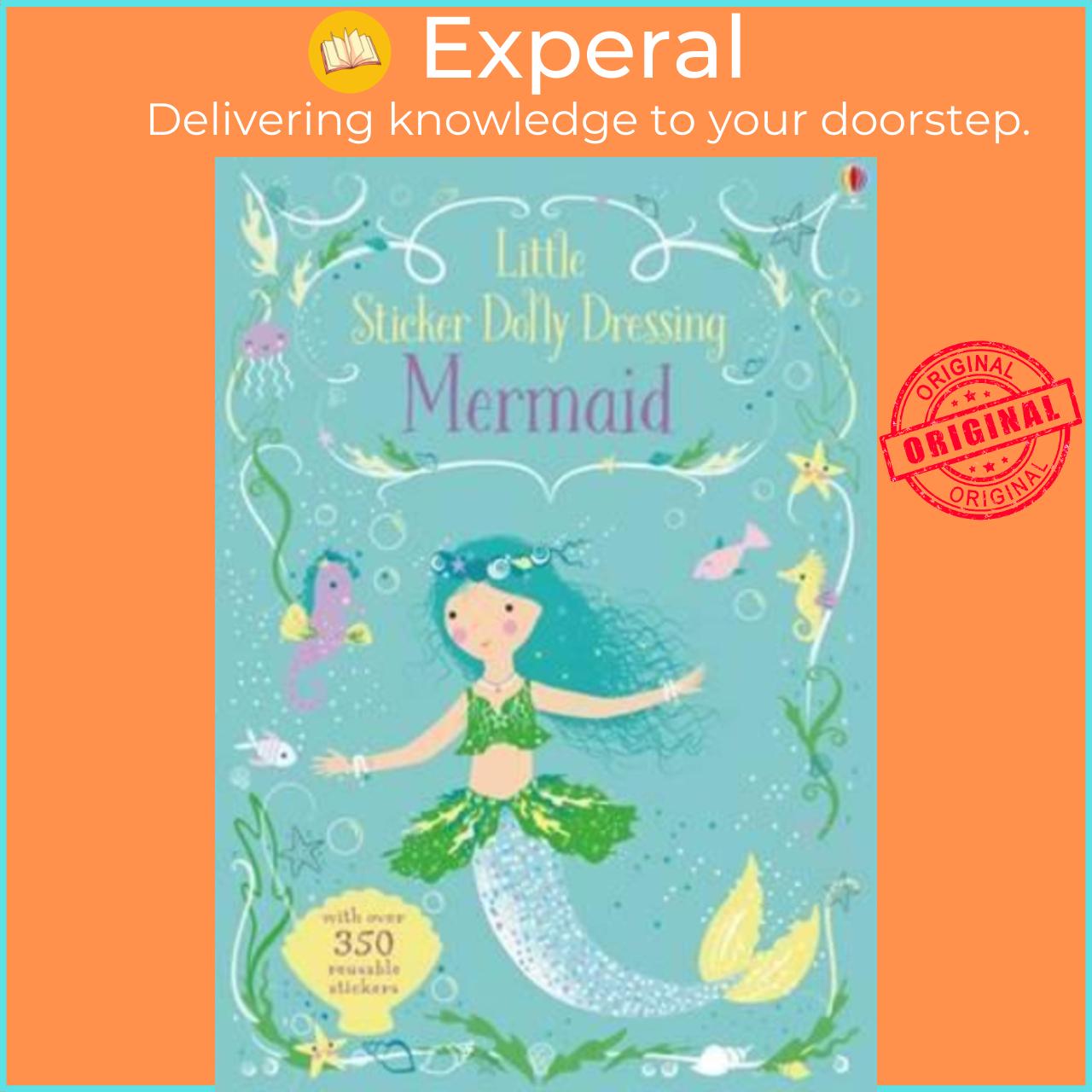 Hình ảnh Sách - Little Sticker Dolly Dressing Mermaid by Fiona Watt (UK edition, paperback)