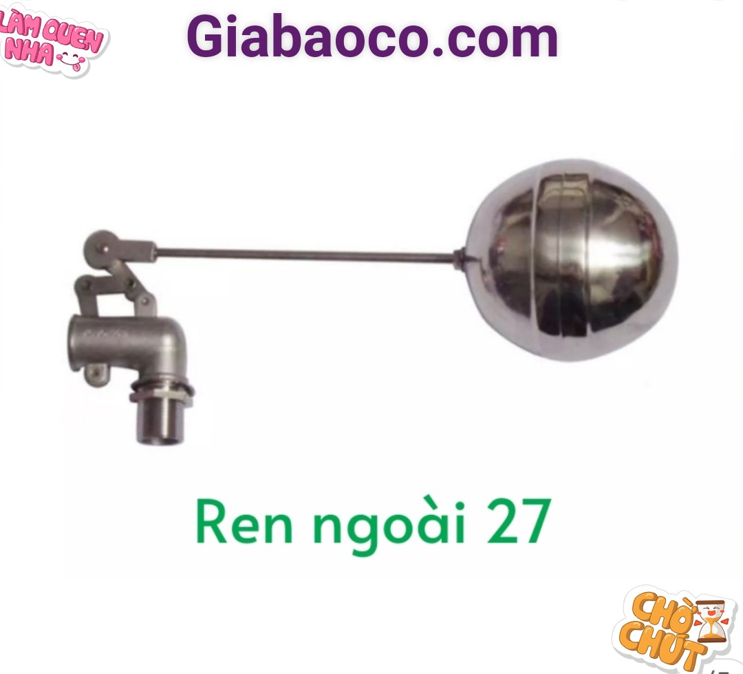 Phao Cơ Inox Phi 27mm- Giao Hàng Hỏa Tốc