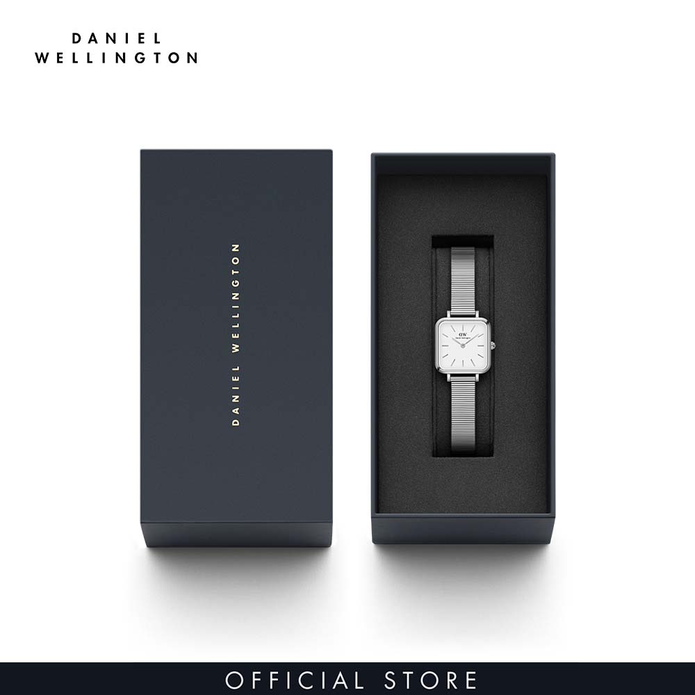 Đồng hồ Nữ Daniel Wellington dây lưới - Quadro Studio 22x22 mm DW00100521