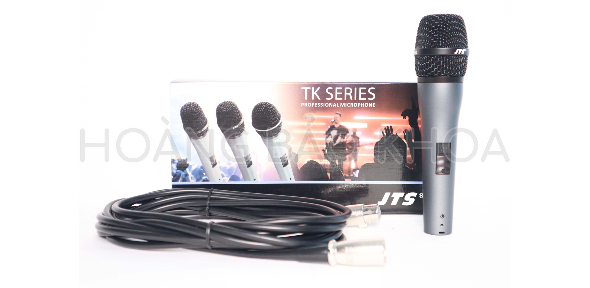 TK-280 Microphones Dynamic Cầm Tay Kèm 4.5m Dây JTS - HÀNG CHÍNH HÃNG