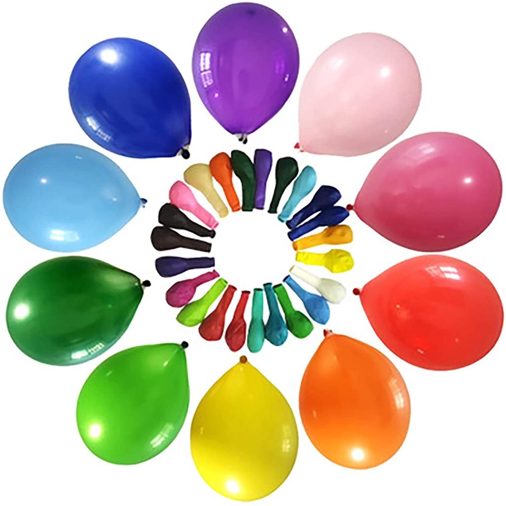 Bong bóng tròn cho trang trí, tổ chức sự kiện, tiệc tùng, party, sinh nhật nhiều màu sắc