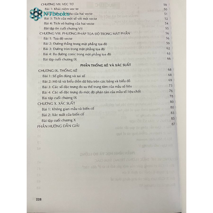 Sách 500 bài tập cơ bản và nâng cao toán 10