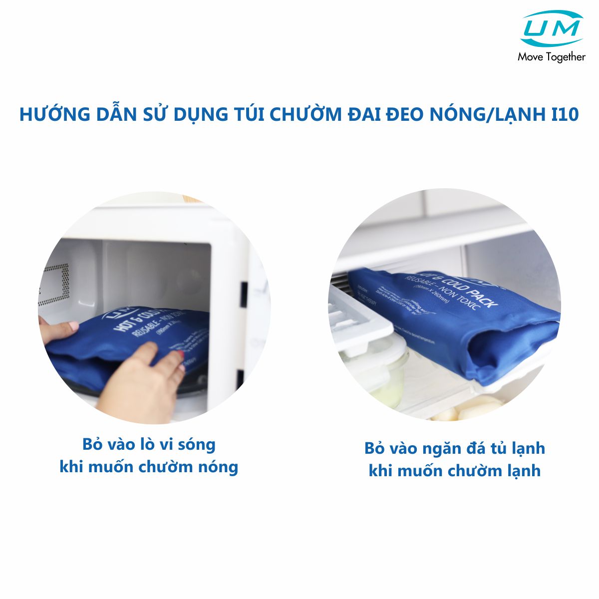 Túi chườm đai đeo nóng/lạnh X3 United Medicare (I10)