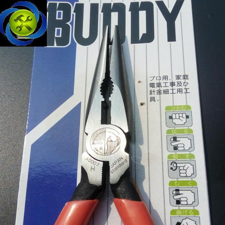 Kềm mỏ nhọn Buddy A0007 150mm