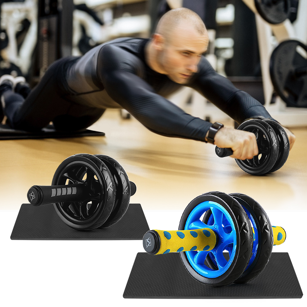 Con lăn tập bụng êm ái với tấm đệm bảo vệ đầu gối