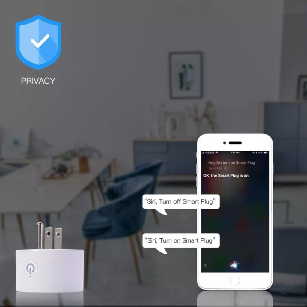 Ổ Cắm Thông Minh Wifi AC 10A, 90-265V, Điều Khiển Từ Xa Bằng Điện Thoại