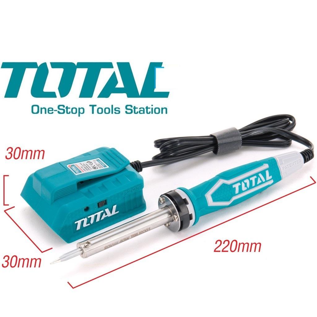 MÁY HÀN CHÌ PIN 20V 40W TOTAL TSILI2001 - HÀNG CHÍNH HÃNG