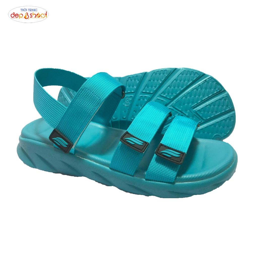 Giày Sandal Nữ,Sandal Học Sinh 3 Quai Ngang Trẻ Trung thời trang chính hãng Depvashock MS 781