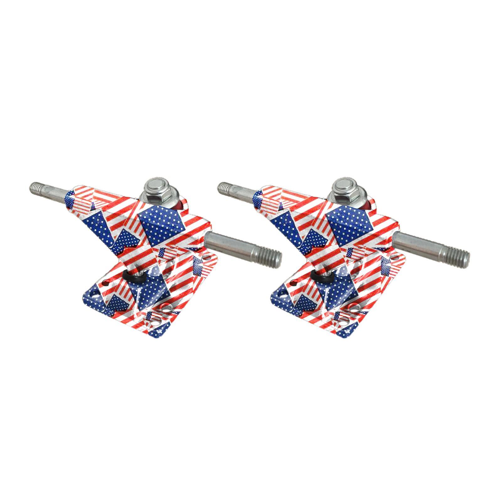 Lightweight Skateboard Trucks 3.25inch Wheels, Integrated Aluminium Skateboard Parts, 2pcs
