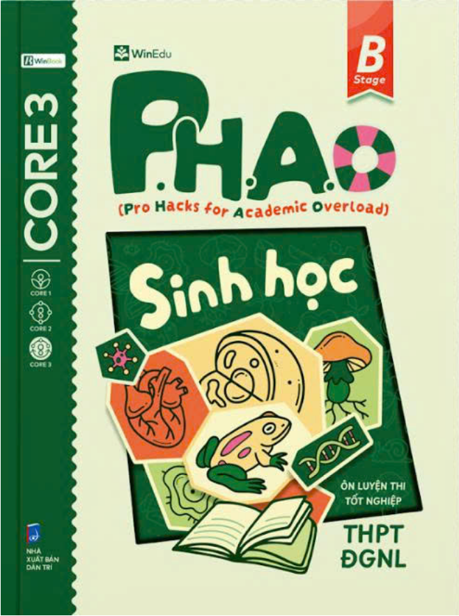 Sách - P.H.A.O Sinh Học Ôn Luyện Thi Tốt Nghiệp THPT, ĐGNL