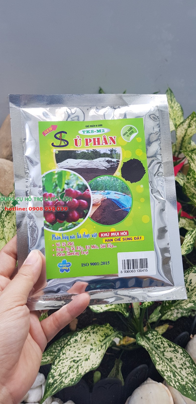 CHẾ PHẨM VI SINH VẬT TKS-M2 100GR- CHUYÊN DÙNG Ủ PHÂN