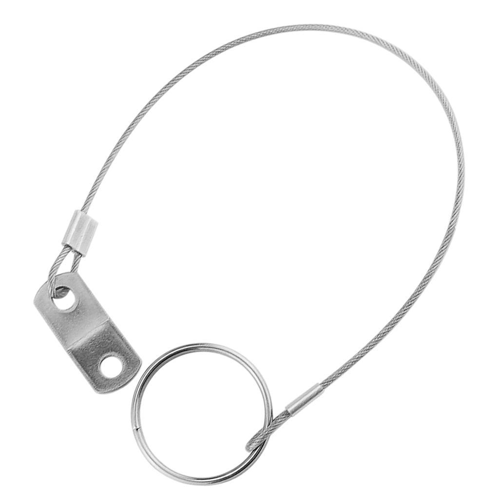 Quick Release Pin, Stainless Steel w/ Lanyard, Boat Bimini Top Pin, 5.91"