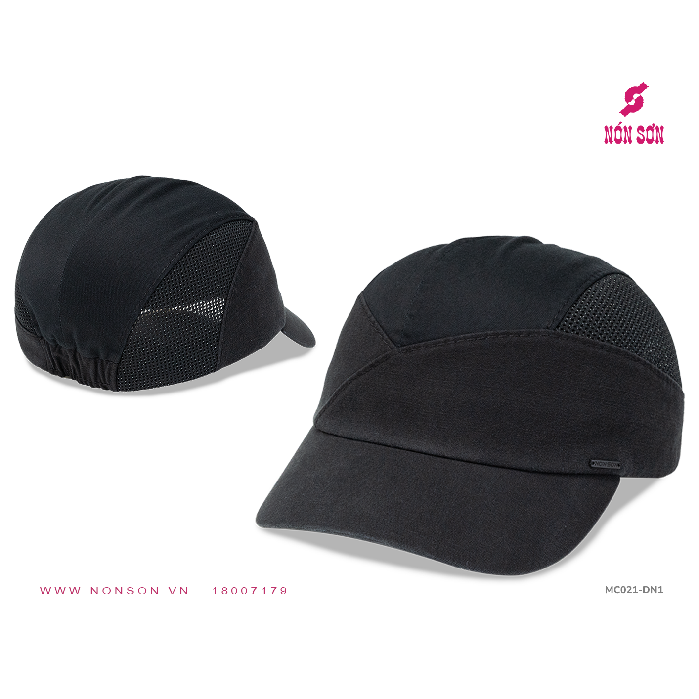 ƯU ĐÃI - Mũ kết lưỡi trai nam nữ NÓN SƠN chính hãng MC021-ĐN1