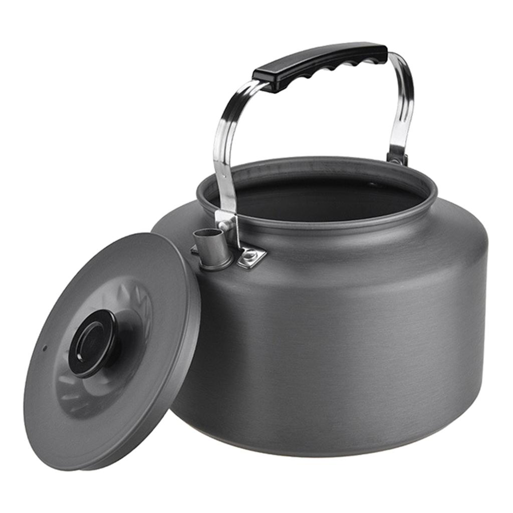 Outdoor 2L Water Kettle Camping Picnic BBQ Teapot Coffee Hhanging Pot
