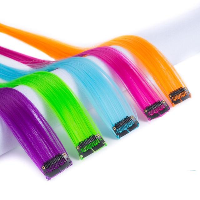 LINE TÓC GIẢ/ SỢI NỐI MÀU/ HIGHTLIGHT TÓC BẢNG 26 MÀU