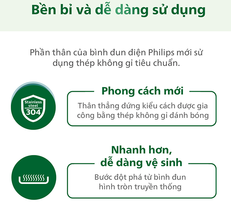 Bình Đun Siêu Tốc Philips HD9316 (1.7L) - Hàng chính hãng