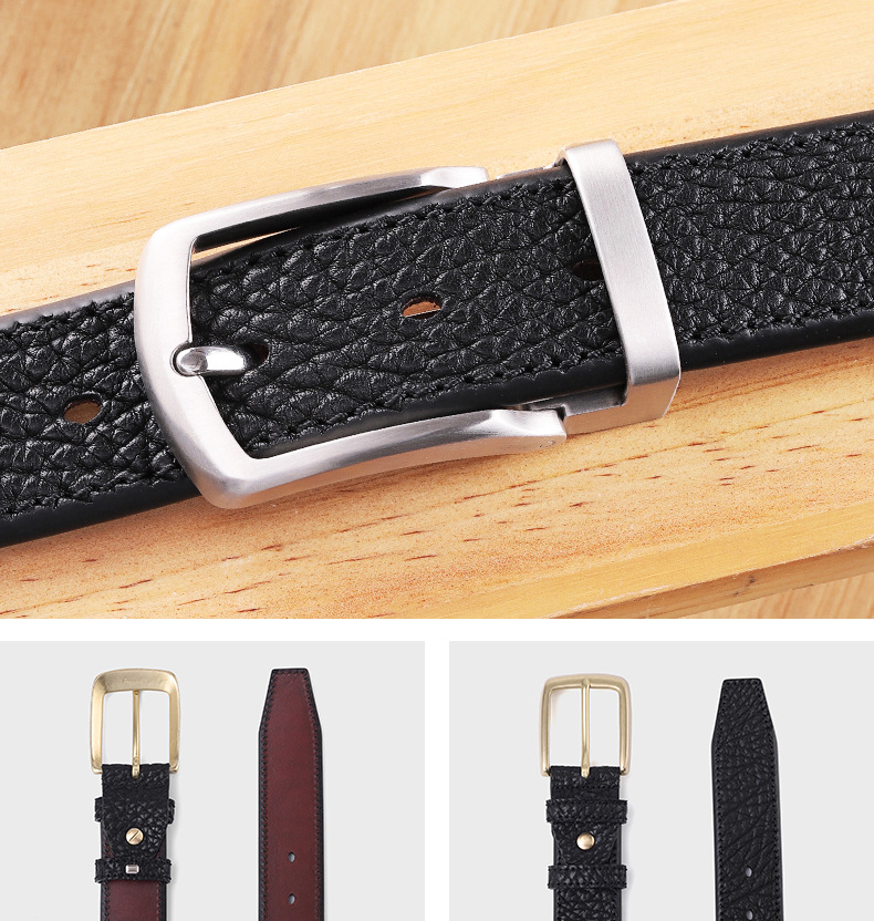 Thắt lưng nam DA BÒ THẬT - BEE GEE N8042