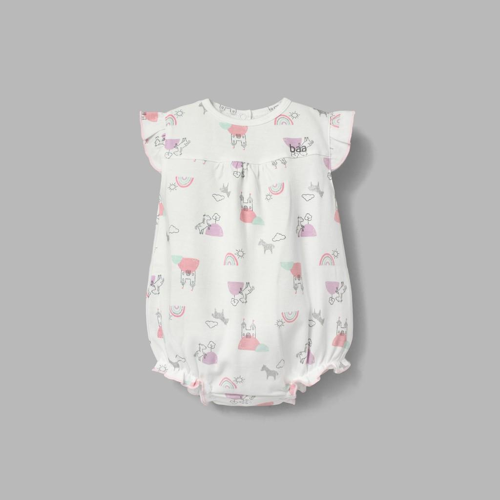 Bộ Romper sơ sinh tay bèo BAA BABY cho bé gái - GN-RP05C