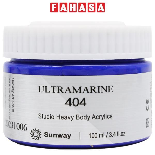 Tuýp Màu Vẽ Acrylic 100 ml - Sunway No.404 - Ultramarine