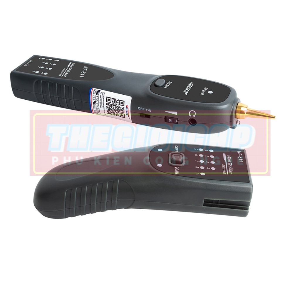 Bộ Test Dây, Dò Dây cáp mạng, cáp thoại NOYAFA NF-811 - Hàng Nhập Khẩu