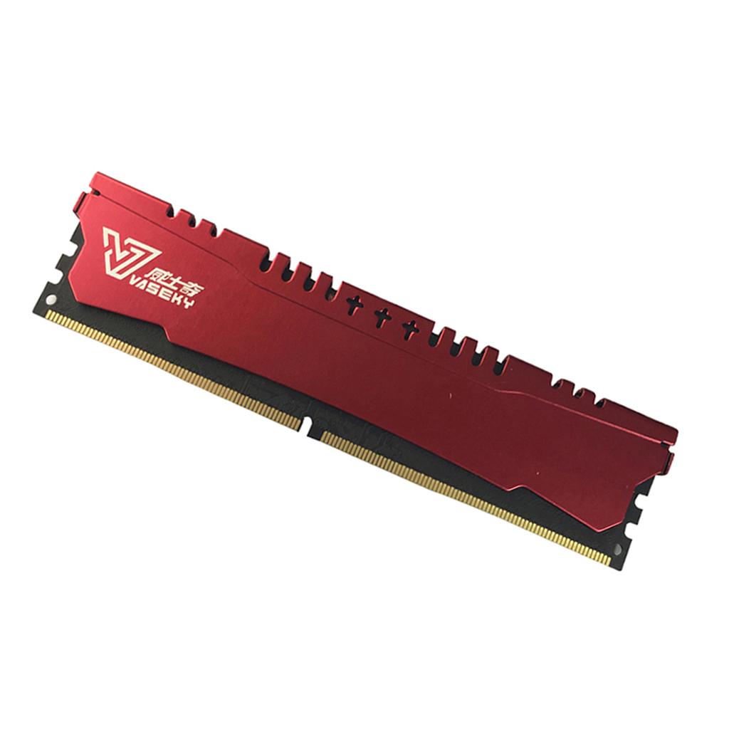 DDR3 RAM Desktop DRAM Memory 4GB 1600MHz 204 Pin PC Computers Memory Module Kit, Faster CPU Data Exchange Red