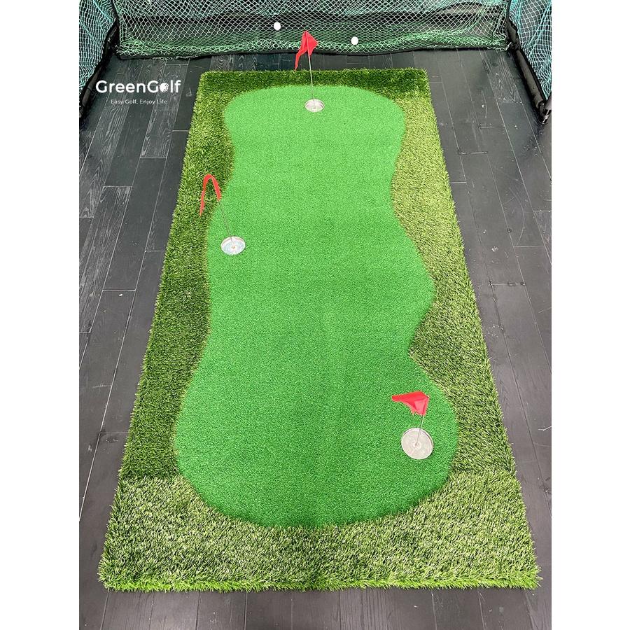 Thảm Tập Putting Golf Kích Thước 1.25*2.6m/ 1.5*3m/ Tặng Kèm 3 Bóng Golf/ Phù Hợp Chơi Putt Golf Tại Nhà/ Văn Phòng/...