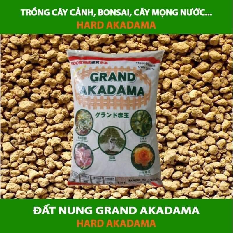 [Tặng kèm 200gr phân bón] 0,5kg Akadama Đất nung Nhật Bản -ươm trồng sen đá, xương rồng, bonsai, phân nền thủy sinh