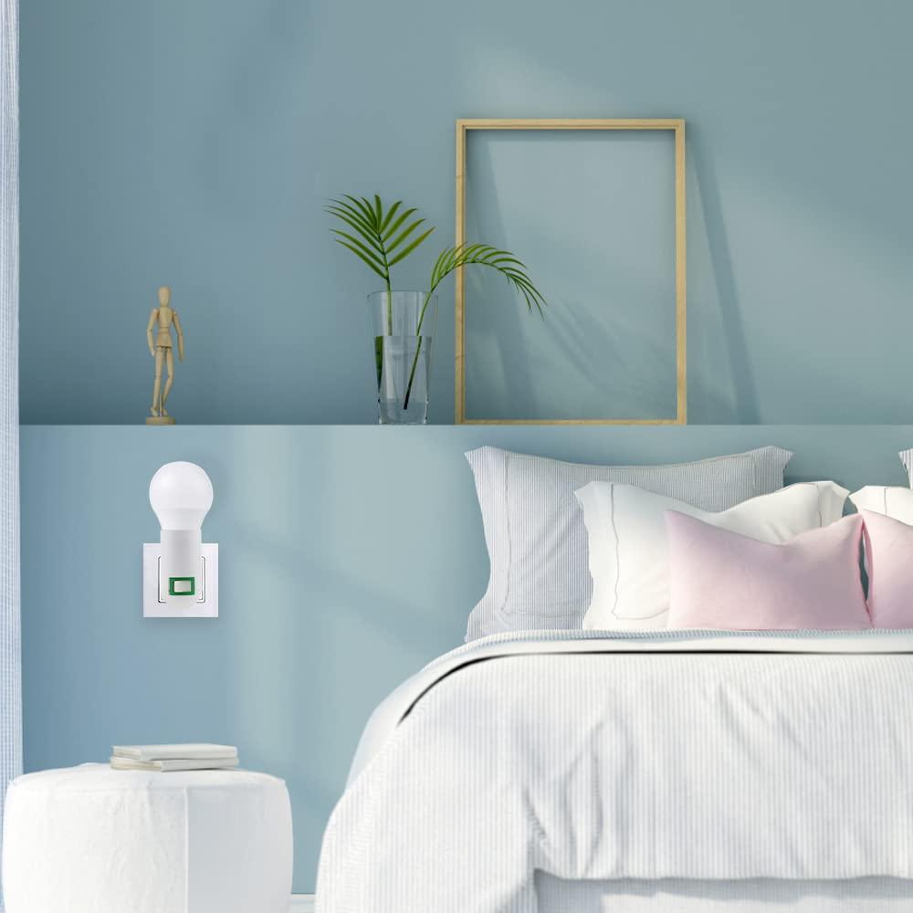2 mảnh Phiên bản đèn E27 Không có cáp AC 230V Phiên bản đèn E27 Làm bằng PBT chống ngọn lửa thân thiện với môi trường