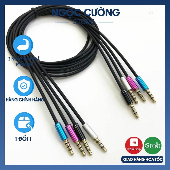 JACK 3.5 - DÂY KẾT NỐI VIDEO/AUDIO/LẤY NHẠC CHUẨN KẾT NỐI, DÂY DÀI NHIỀU MÀU SỊN