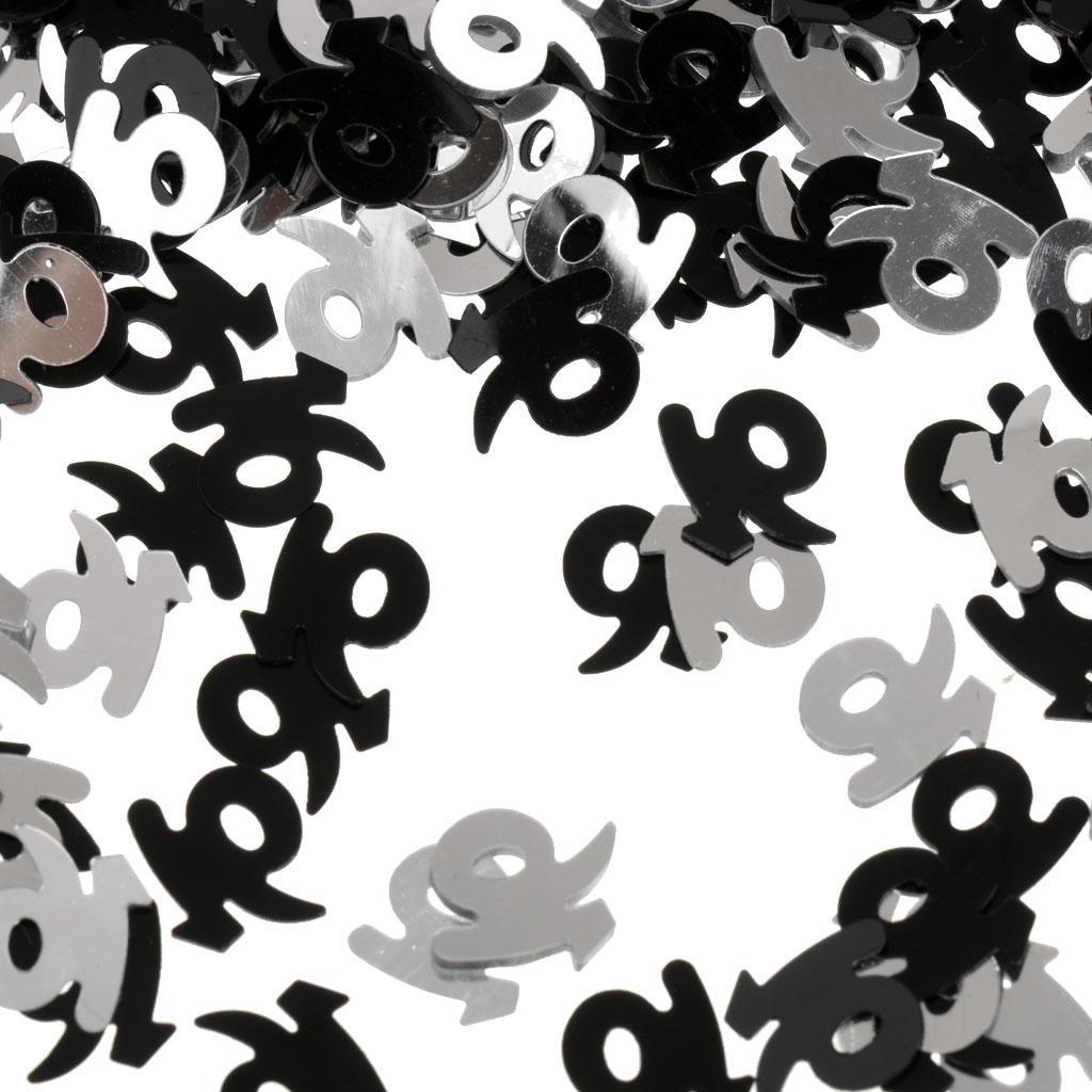 4xBirthday Celebration Confetti Party Decor Scatter Sprinkles Number16