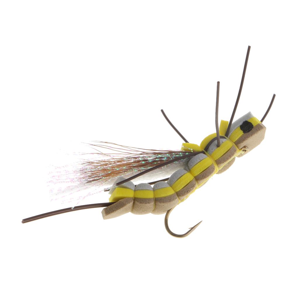 Fly Fishing Lure Floating Dry Flies for Carp Bass Salmon Fishing Bait Hook