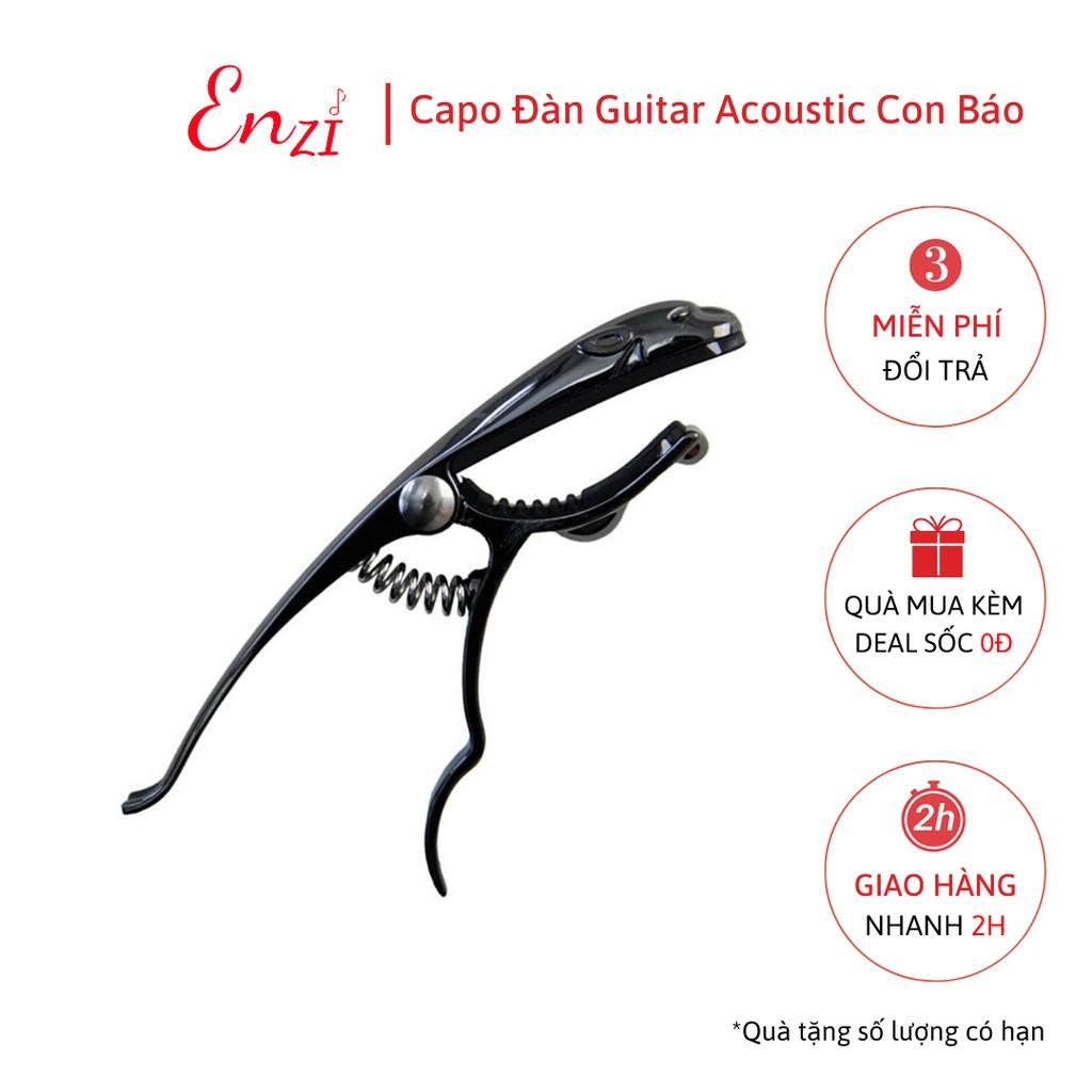 Capo guitar acoustic Con Báo cao cấp dành cho đàn guitar dây sắt Enzi