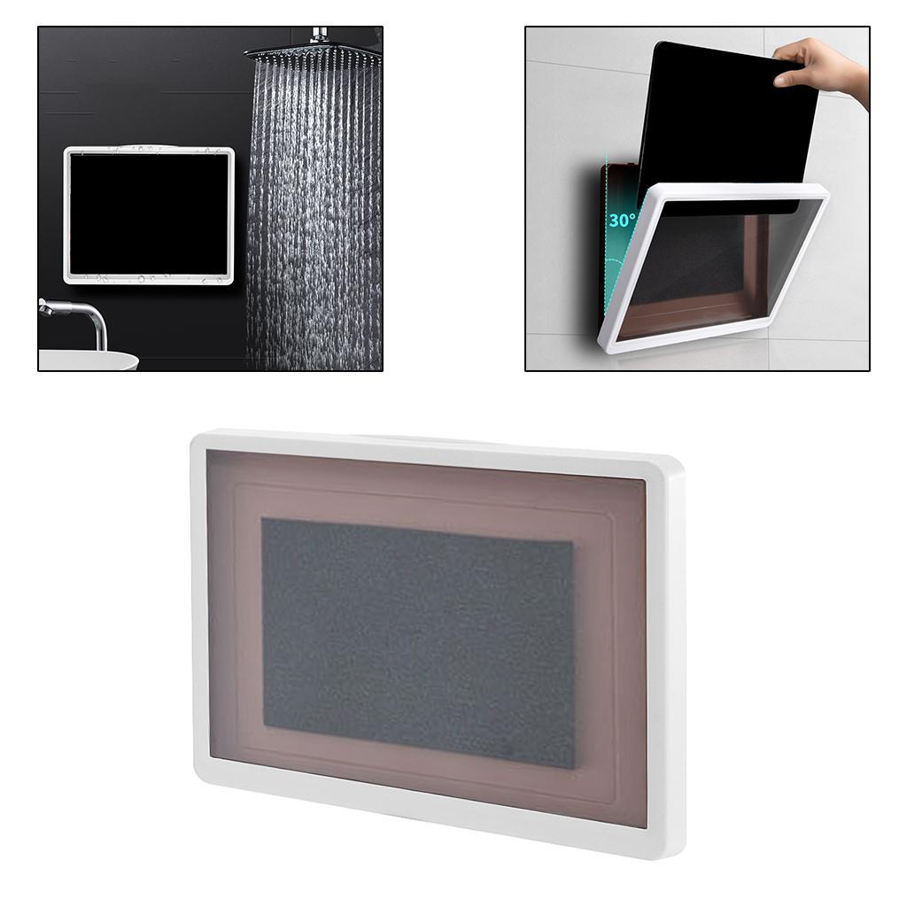 Universal Rotated Wall Mounting Shower Phone Holder Bathroom Case Water-resistant Anti-Fog Handsfree Storage Box