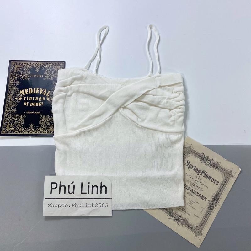 MS713 Áo hai dây nữ dệt kim kiểu xoắn ngực Quảng Châu