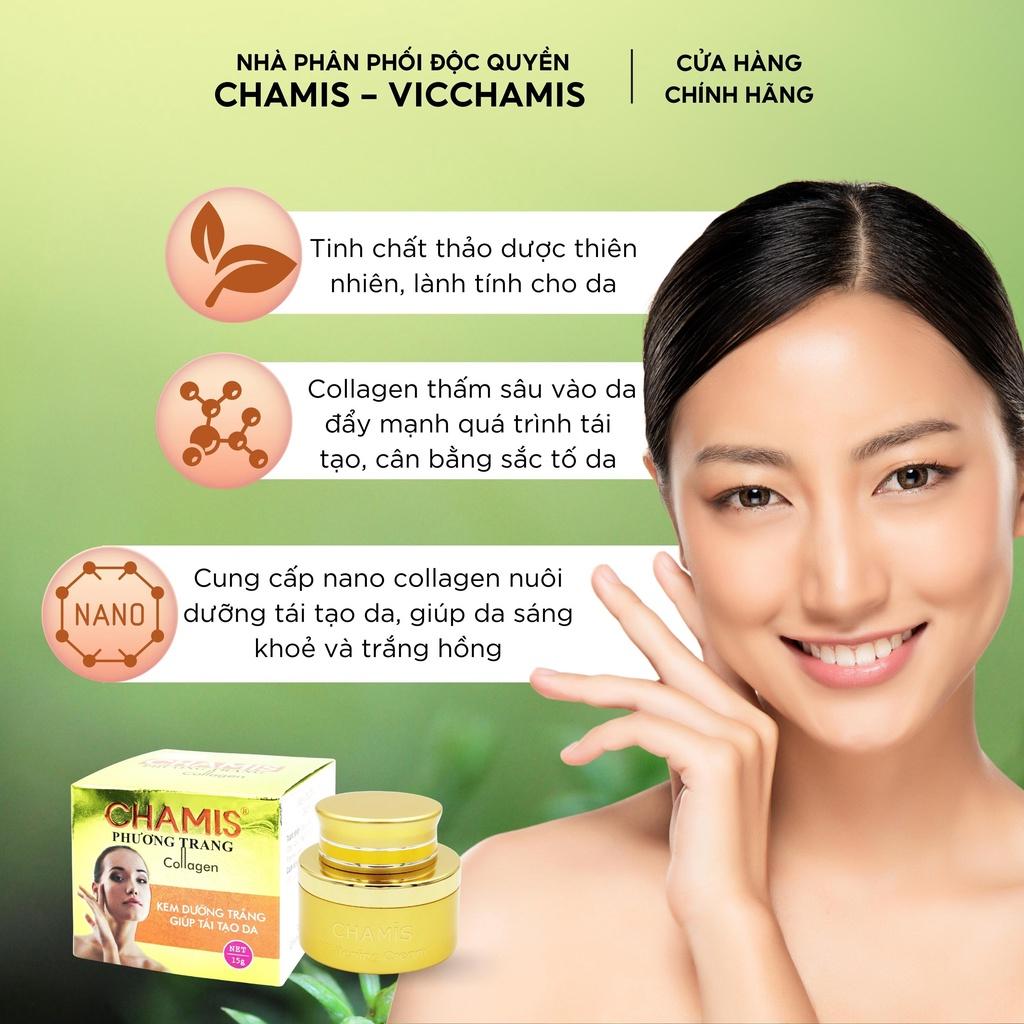 Combo Kem dưỡng và Serum dưỡng trắng và tái tạo da CHAMIS