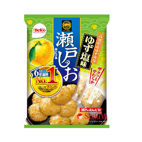 BÁNH GẠO VỊ MUỐI CHANH BEFCO SETONOSHIOAGE YUZUSHIOAJI 88G =