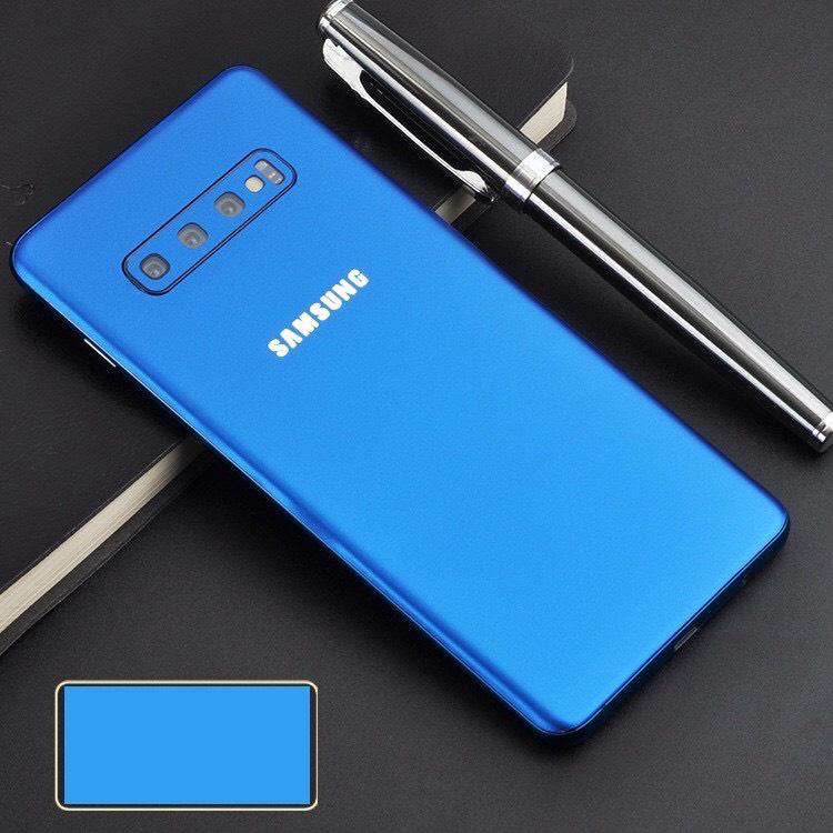 Miếng Dán Skin decal nhôm xước full viền dành cho điện thoại Samsung note 20 / note 20 ultra chống trầy xước, chống bám vân tay..