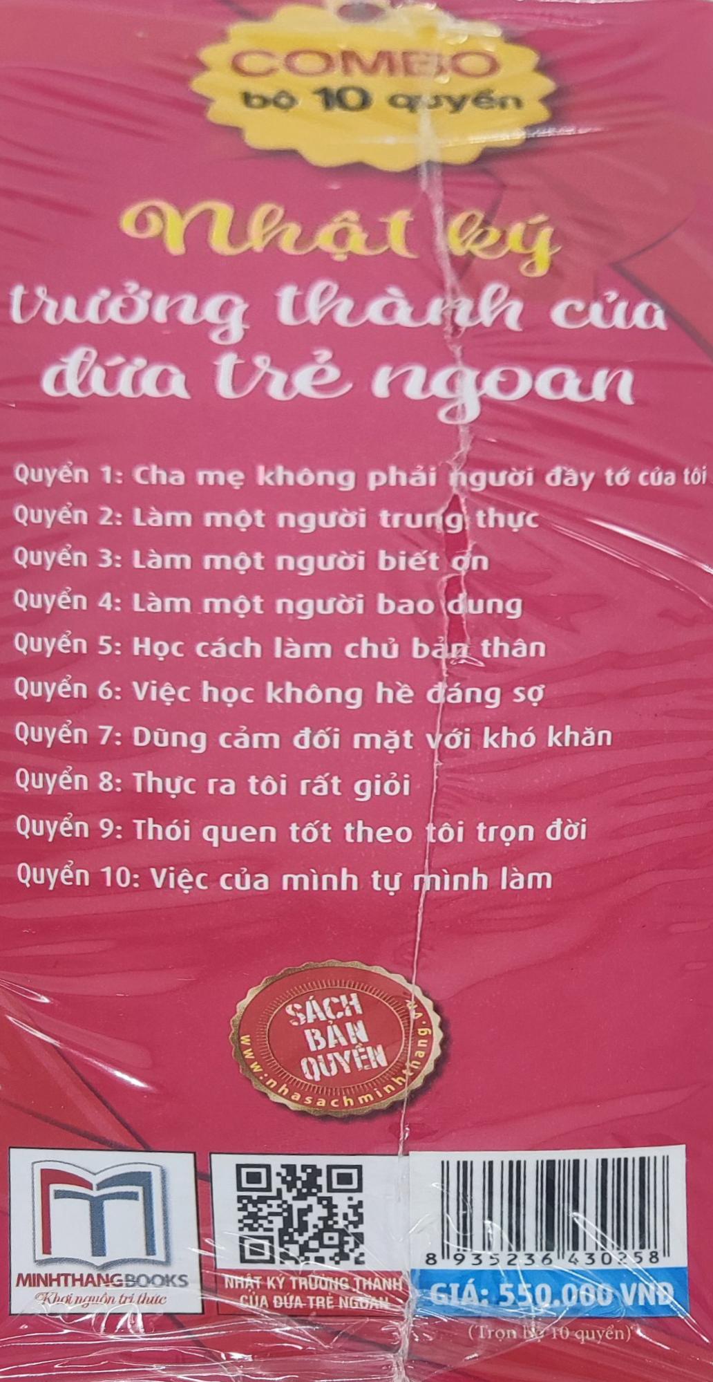 Boxset Nhật Ký Trưởng Thành Của Đứa Trẻ Ngoan (Bộ 10 Cuốn)