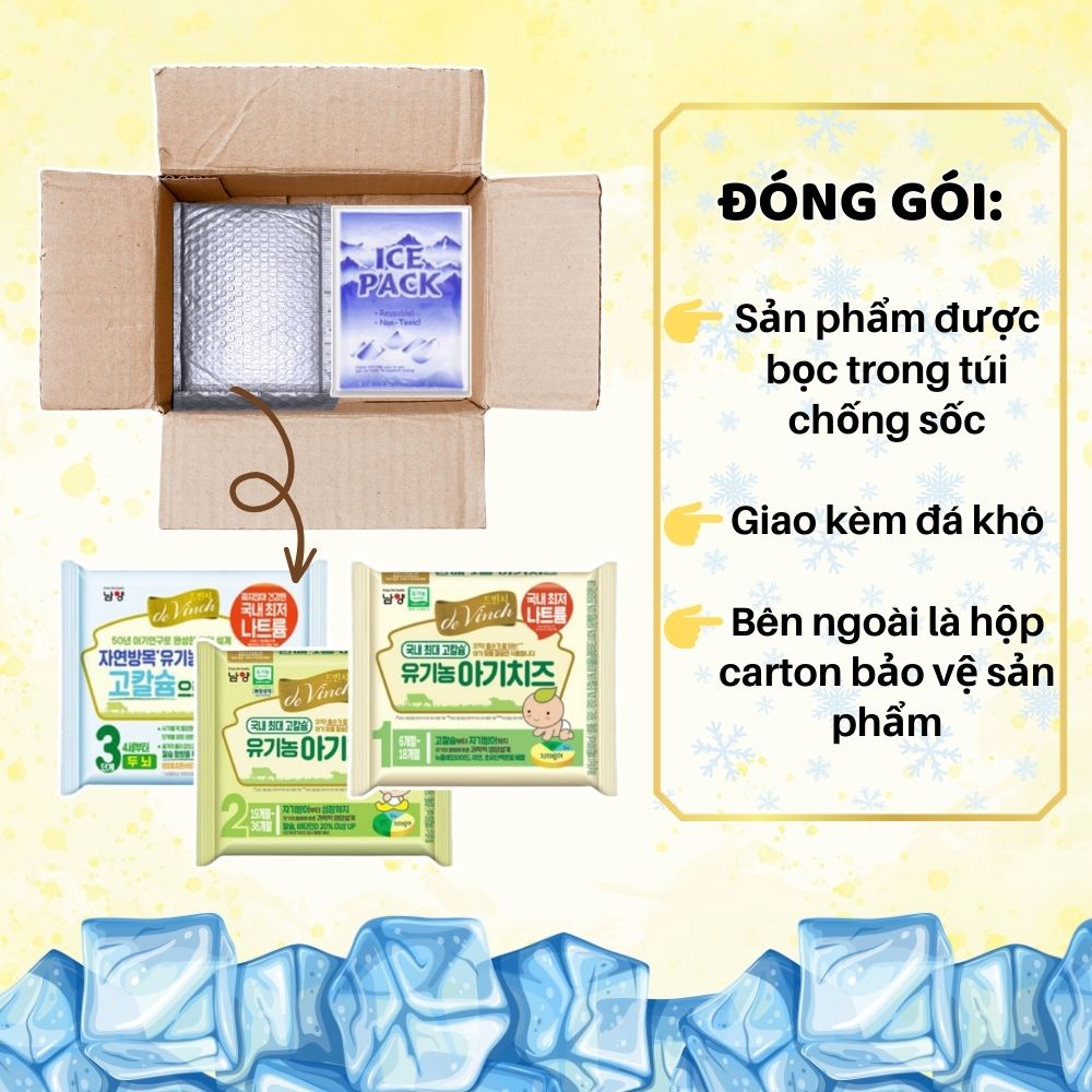 Phô mai Tách muối Hữu cơ Namyang Devinch cho bé- Giai đoạn 2, date mới nhất