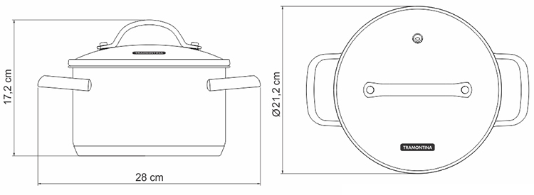 Nồi Inox Sâu đáy từ Tramontina Una