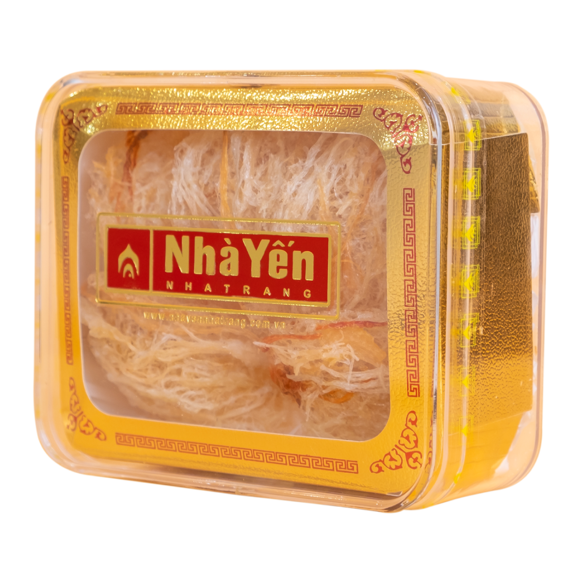 Tổ Yến Hồng Tinh Chế - Nhà Yến Nha Trang - Loại Chất Lượng - Hộp 50 Gram - Tổ Yến Sào Tinh Chế - Hàng Chính Hãng