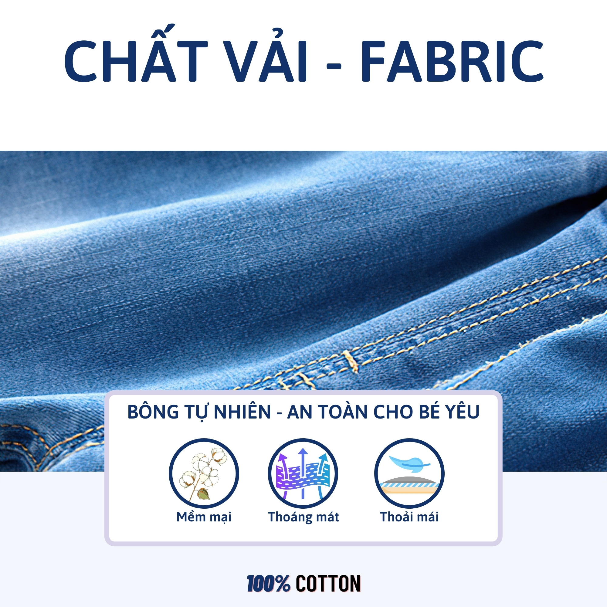 Quần lửng jean bé trai 27Kids WELLKIDS Quần short đùi bò mềm lưng chun nam cho trẻ từ 2-8 tuổi BSJE2