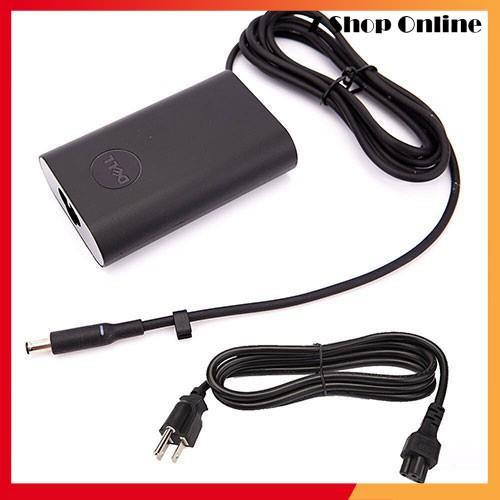 ️ Sạc Dùng Cho laptop Dell Oval 19.5V 2.31A 45W chân kim nhỏ - XPS 13 - Adapter kèm dây nguồn