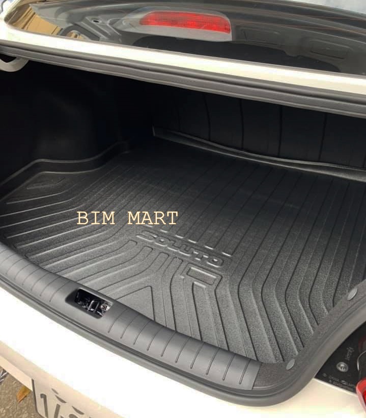 Lót cốp dành cho xe Kia Soluto 2019 - 2021 không mùi, chất liệu TPO cao cấp