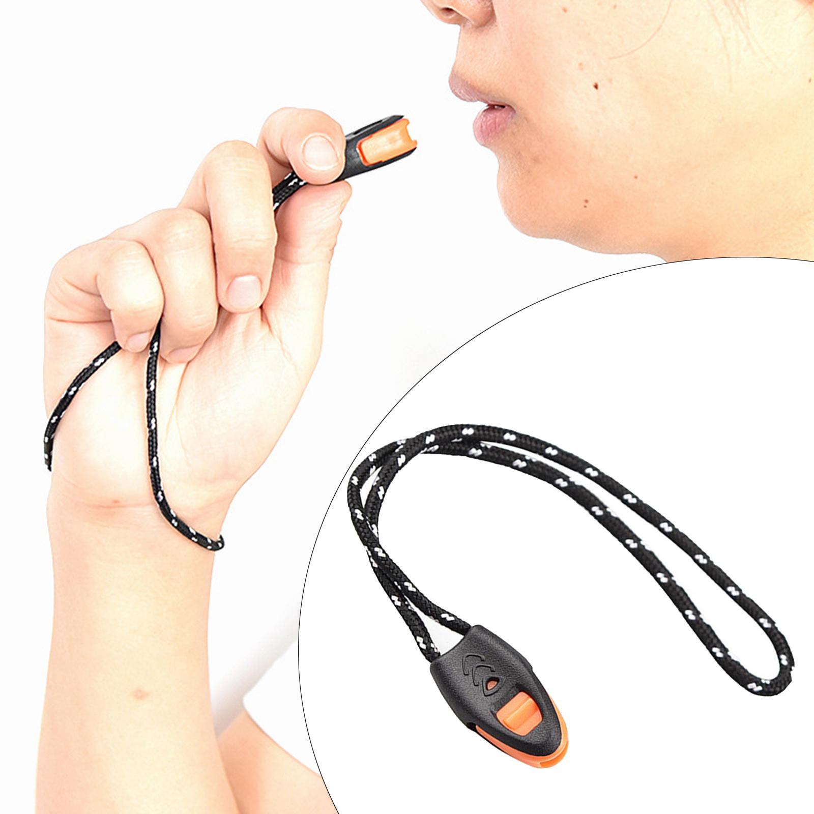 Survival Whistle Whistles with Lanyard for Outdoor Boating Without Carabiner