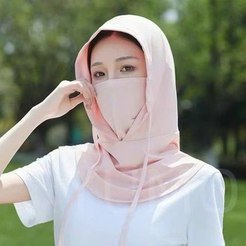 Mũ Chống Nắng Thoáng Khí, Mũ Thể Thao Ngoài Trời Có Khăn Choàng - HÀNG CHÍNH HÃNG MINIIN