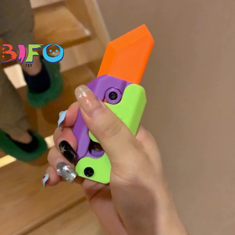 Đồ chơi Dao cà rốt động lực in 3d phản quang kèm theo lược thần kỳ phát dạ quang 3D đồ chơi giải trí giảm stress