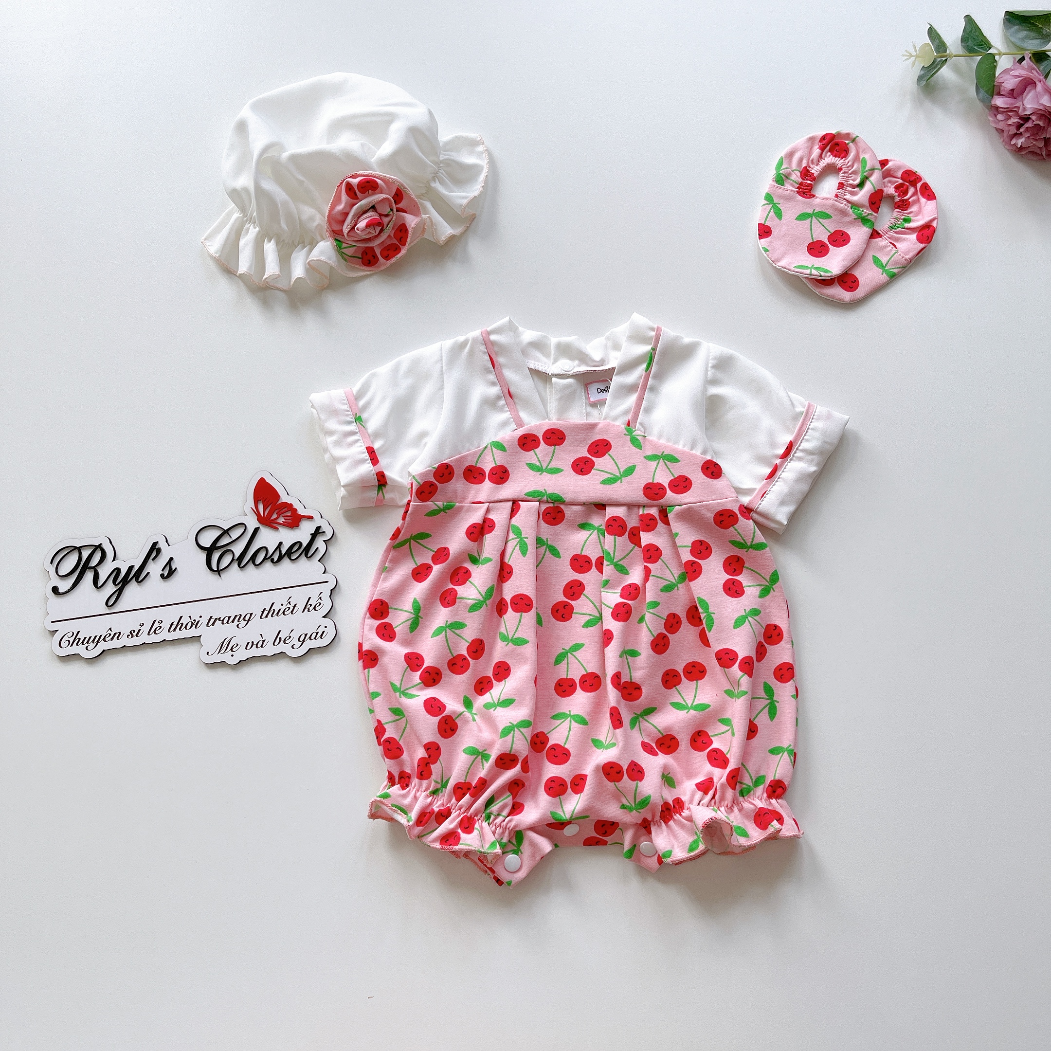 Body Hanbok Bé Gái 3 Đến 12kg Chất XÔ MUSLIN Mềm Mại Êm Dịu Cho Bé Gái