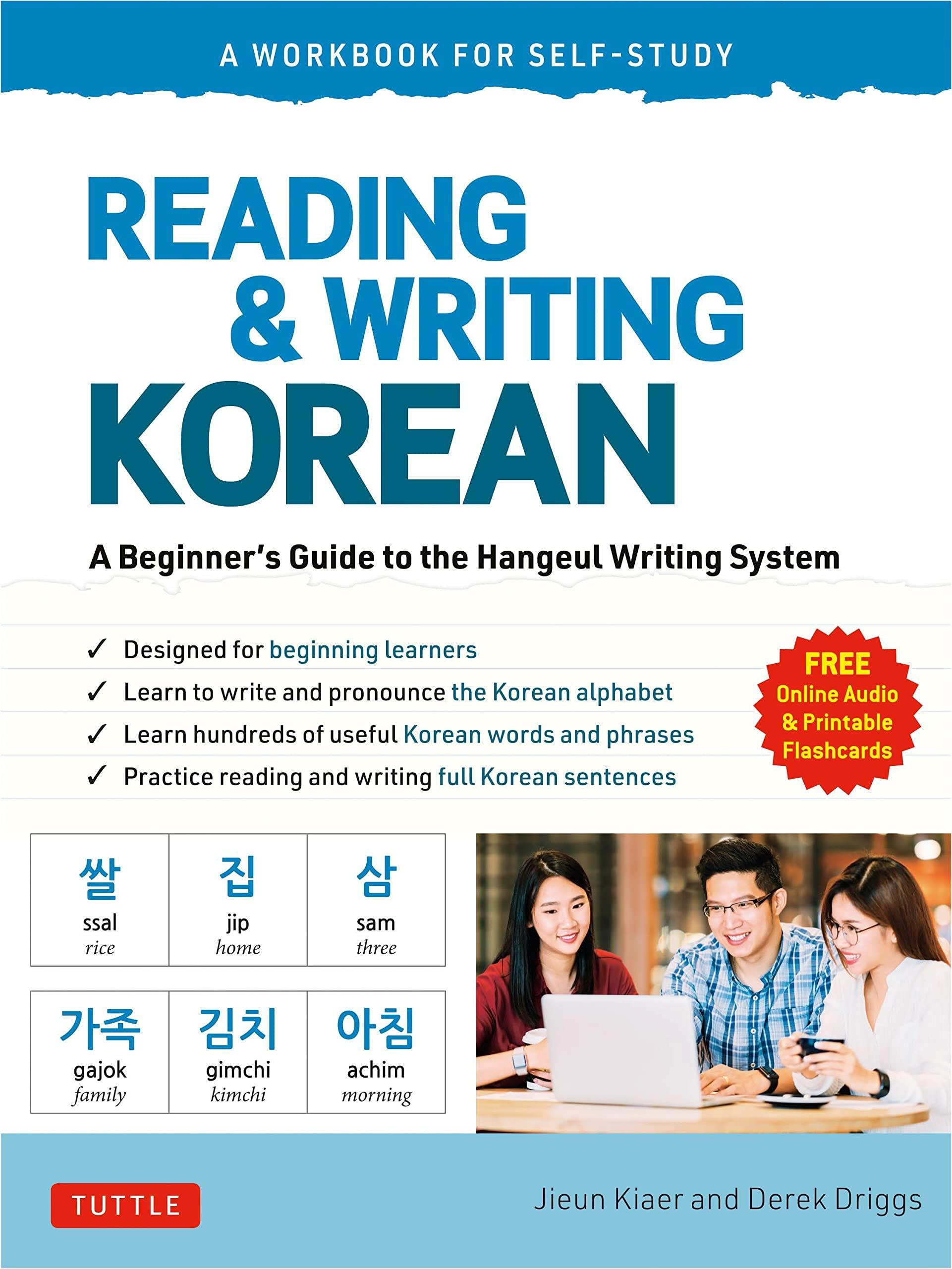 Sách ngoại văn: Reading And Writing Korean: A Workbook For Self-study: A Beginner's Guide To The Hangeul Writing System (Free Online Audio And Printable Flash Cards)
