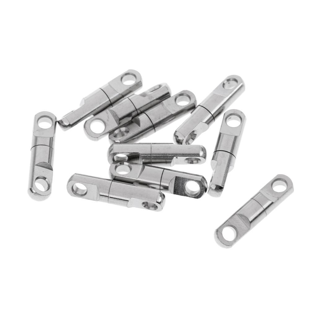 30pcs High Strength Fishing Ball Bearing Swivels Heavy Duty Fishing Swivels 3.5mm 5mm 7mm